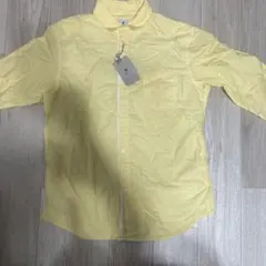 R. NEWBOLD シャツ イエロー　コットン１００％