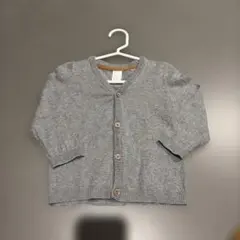 H&M グレー カーディガン 80 9〜12ヶ月