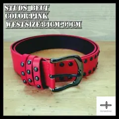 スタッズベルト ピンク スケーター bigboy y2k sk8 パンク m20