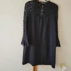 ワンピース ZARA ザラ S 黒 レース パーティー
