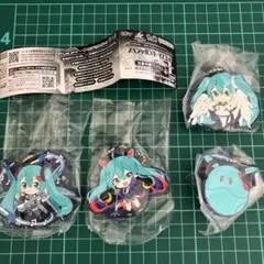 初音ミク GUNDAM コラボ ラバーマスコット4個セット