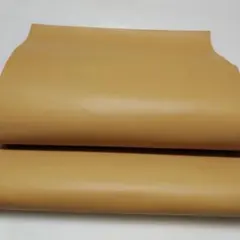 革ハギレ　本革　馬革　ナチュラルオレンジ