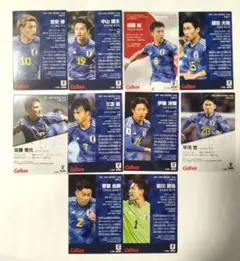 ④カルビー　サッカー日本代表　カード　10枚