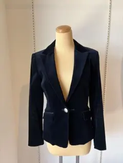 Vanilla confusion ネイビー ベルベットジャケット