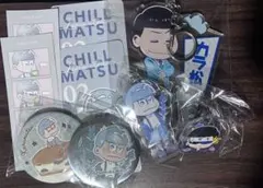 おそ松さん カラ松 アクリルキーホルダー 缶バッジ まとめ売り