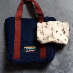 L.L.Bean ボアトートバッグ ポーチ付き　雑誌付録品