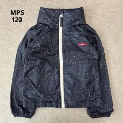『MPS』ライトオン 宇宙柄 2way ウィンドブレーカー ネイビー 120cmのサムネイル