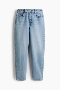 【新品】スリムマムハイアンクルデニム