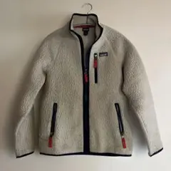 patagonia フリースジャケット Lサイズ クリーム色