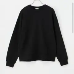 Honeys スウェットゆるトップス ブラック LL