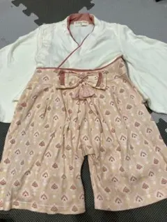 シシュノン　前開き袴ロンパース