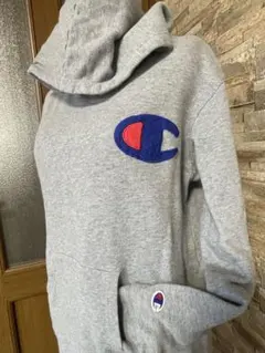 Champion グレー ロング丈パーカー　160