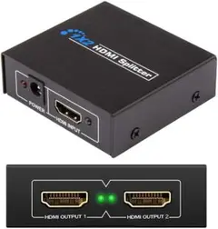 HDMI分配器 1入力2出力 HDMIスプリッター 1080p HDMI切替器