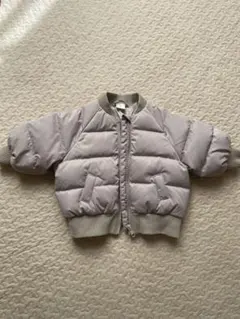 H&M エイチアンドエム グレー ダウンジャケット バルーンスリーブ