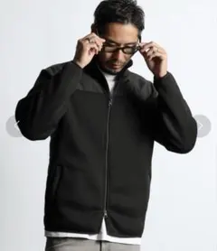 ニット フリースジャケット