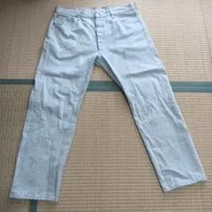 リーバイス501 w38 股下74cm 薄いグレーメキシコ製