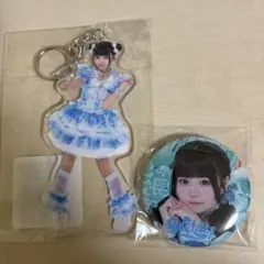 iLiFE!虹羽みにちゃんアクリルキーホルダー缶バッチセット