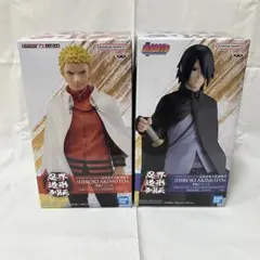 NARUTO 忍界造形列伝 うずまきナルト うちはサスケ フィギュア2体