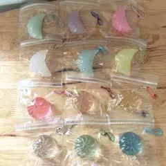 新品 미사용 ラメ入り餃子 肉まんスクイーズ ボールチェーン12個 묶음 판매