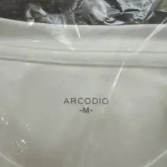 新品 ARCODIO スーピマコットン Tシャツ ホワイト M