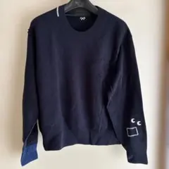 ANYA HINDMARCH ユニクロ コラボ ニット ネイビー L