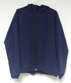 ナイロンフード付きジャケット ネイビー