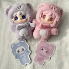 yooki 咬一口小熊 セット ピンク パープル