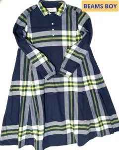 BEAMS BOY EXCLUSIVE FABRIC ビッグタータンワンピース
