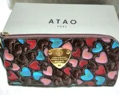 ATAO ハート型エンボス 長財布 ATAO 長財布 ハート - メルカリ