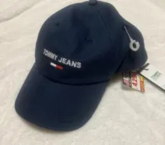 【新品未使用タグ付】TOMMY JEANS ネイビーキャップのサムネイル