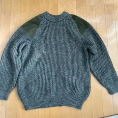 WoolyBack フィッシャーマンセーター　アランセーター　ローゲージニット