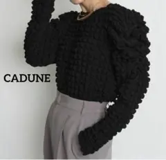 定価1.6万　CADUNE　カデュネ　ぽこぽこカットソー　立体　長袖　レディースのサムネイル