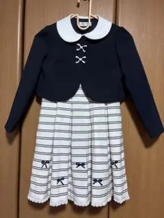 【美品】130 女の子セレモニードレス　入学式　発表会