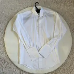 ホワイト長袖　モーニングシャツ