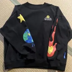 SQNZ トレーナー　黒　サイズL