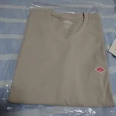 DANTON.VネックTシャツ グレージュ半袖