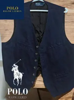 送料無料/新品未使用　Polo by Ralph Lauren ネイビー ベスト
