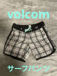 ボルコム volcom チェック柄サーフパンツ スイムハーフパンツ