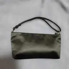 DKNY ブラック サテン ハンドバッグ