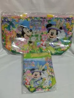 ディズニー　イースター　スーベニア　ランチケース　ペットボトルホルダー