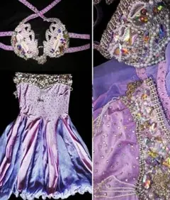 ベリーダンス衣装　上下一体型　パープル　Damuse 美品 ベリーダンス衣装 上下一体型 パープル Damuse 美品 - メルカリ