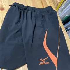 Mizuno ハーフパンツ Oサイズ ブラック/オレンジ　サッカー