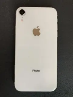 修理歴なしiPhoneXR64GB本体◆白◆送料込オマケケース付♪