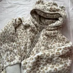 豹柄もふもふパーカー