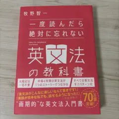 一度読んだら絶対に忘れない英文法の教科書