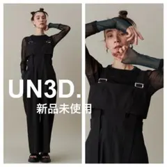 美品 アンスリード バックバンド サロペット オールインワン ブラック 38 UN3D. アンスリード バック バンド オールインワン ブラック 38