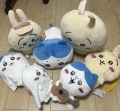 ちいかわ ぬいぐるみ まとめ売り ハチワレ モモンガ うさぎ - メルカリ