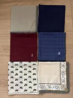 メンズハンカチセット 6枚