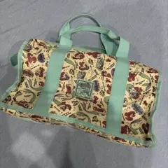 ディズニー　リトルマーメイド　アリエル総柄デザイン ボストンバッグ