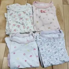 【タイムセール】キッズ　女の子　パジャマ 110セット まとめ売りのサムネイル